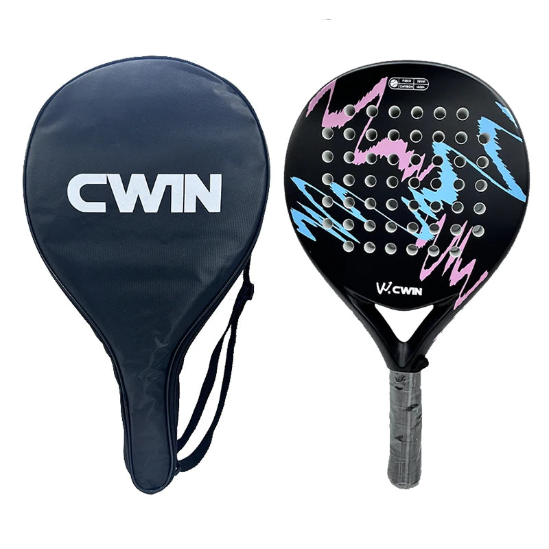 Raquete de Padel Profissional de fibra de carbono