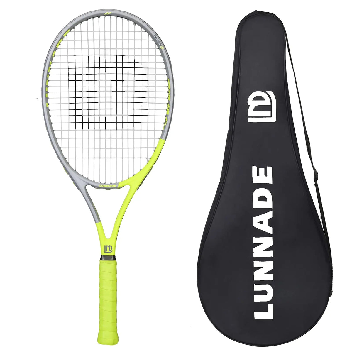 Alpsport 1 unidade/lote Raquete de tênis (incluindo bolsa e cordas) Fibra de carbono Material composto Raquete Projetada para meninos e meninas.