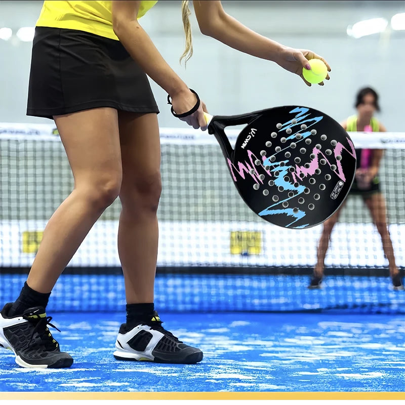 Raquete de Padel Profissional de fibra de carbono