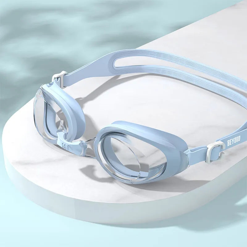 Marca óculos de natação das mulheres dos homens anti nevoeiro anti-uv silicone à prova de vazamento esportes aquáticos óculos piscina acessórios