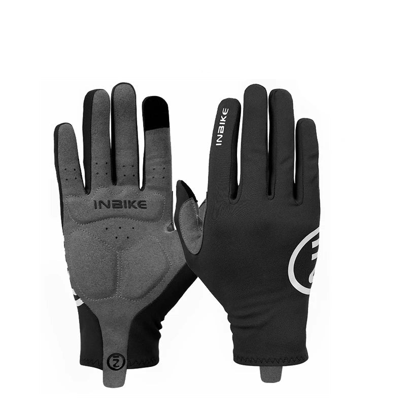 Inbike 2024 luvas de ciclismo gel acolchoado para homens outono inverno velo luvas da bicicleta estrada mtb dedo cheio touchscreen acessórios da bicicleta