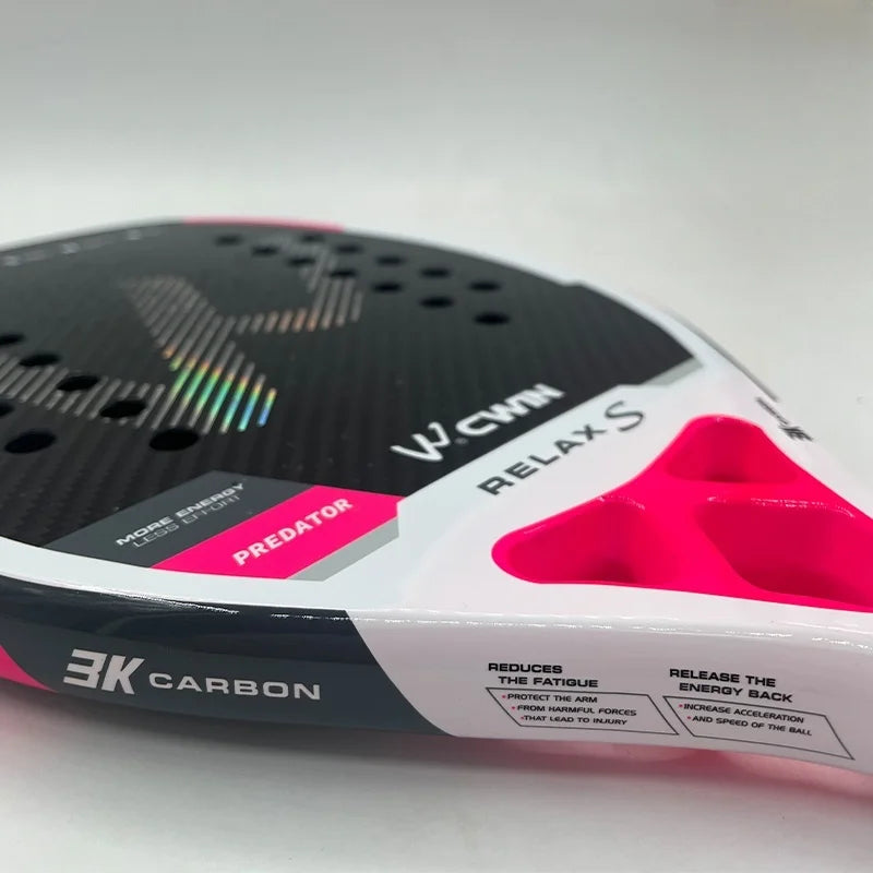 Raquete de Beach Tennis Fibra de Carbono 3K